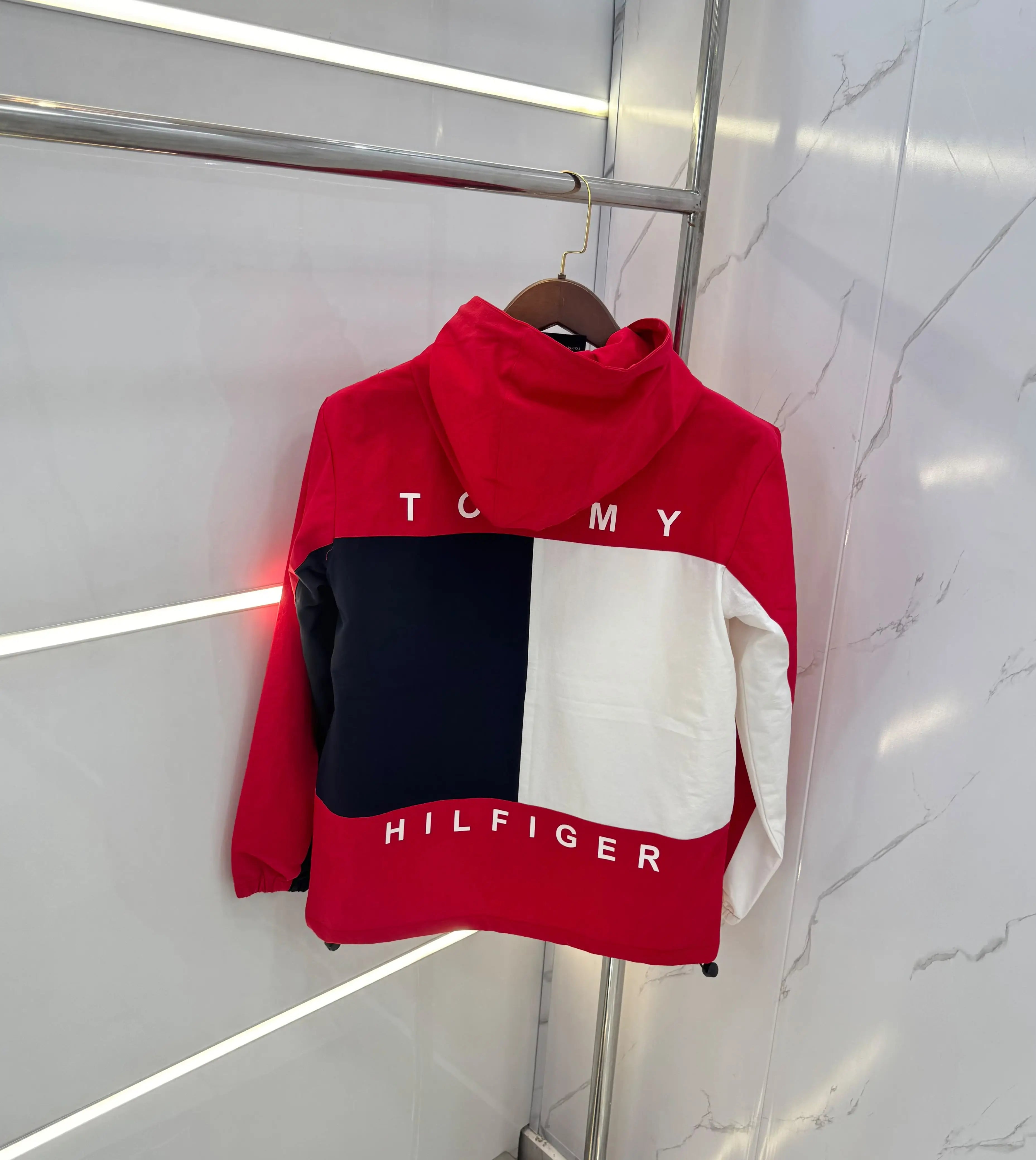 Tomm y Hilfiger Red Imported Premium Bomber Jacket Main image