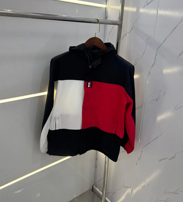Tomm y Hilfiger Balck Imported Premium Bomber Jacket