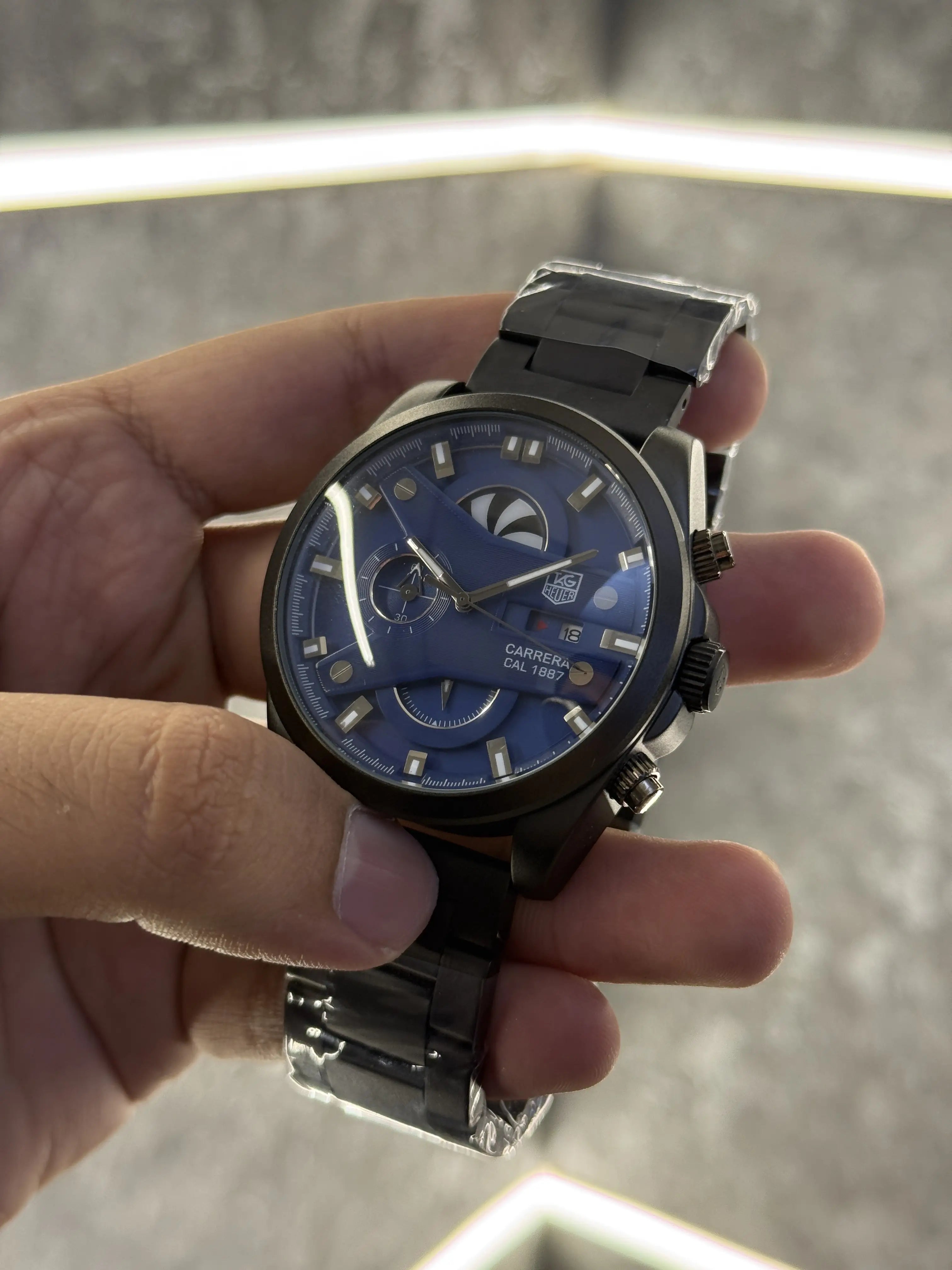 Tag Heuer CR7 Black Blue All Working Main image