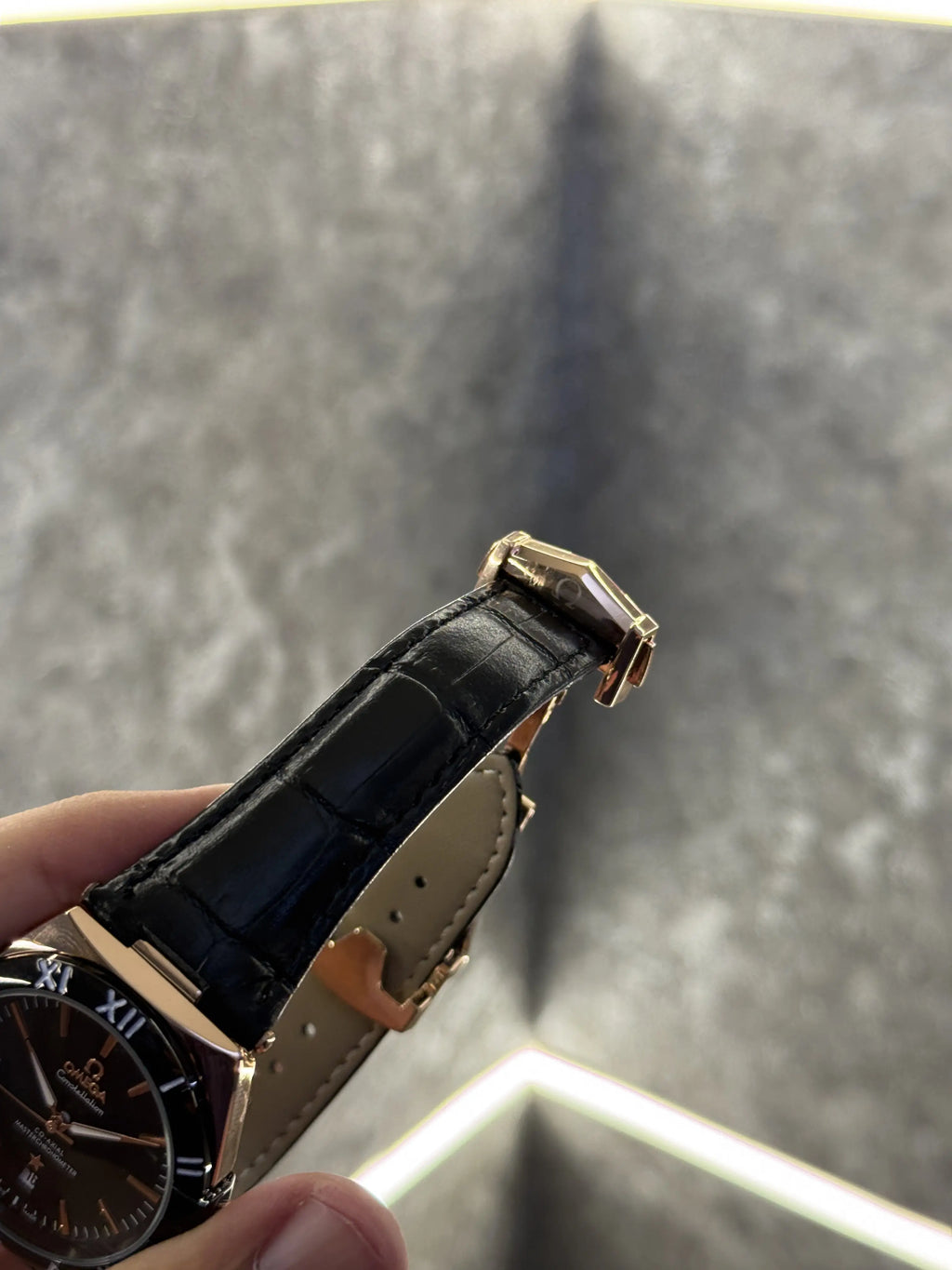 Omega Constellation Premium Black Gold