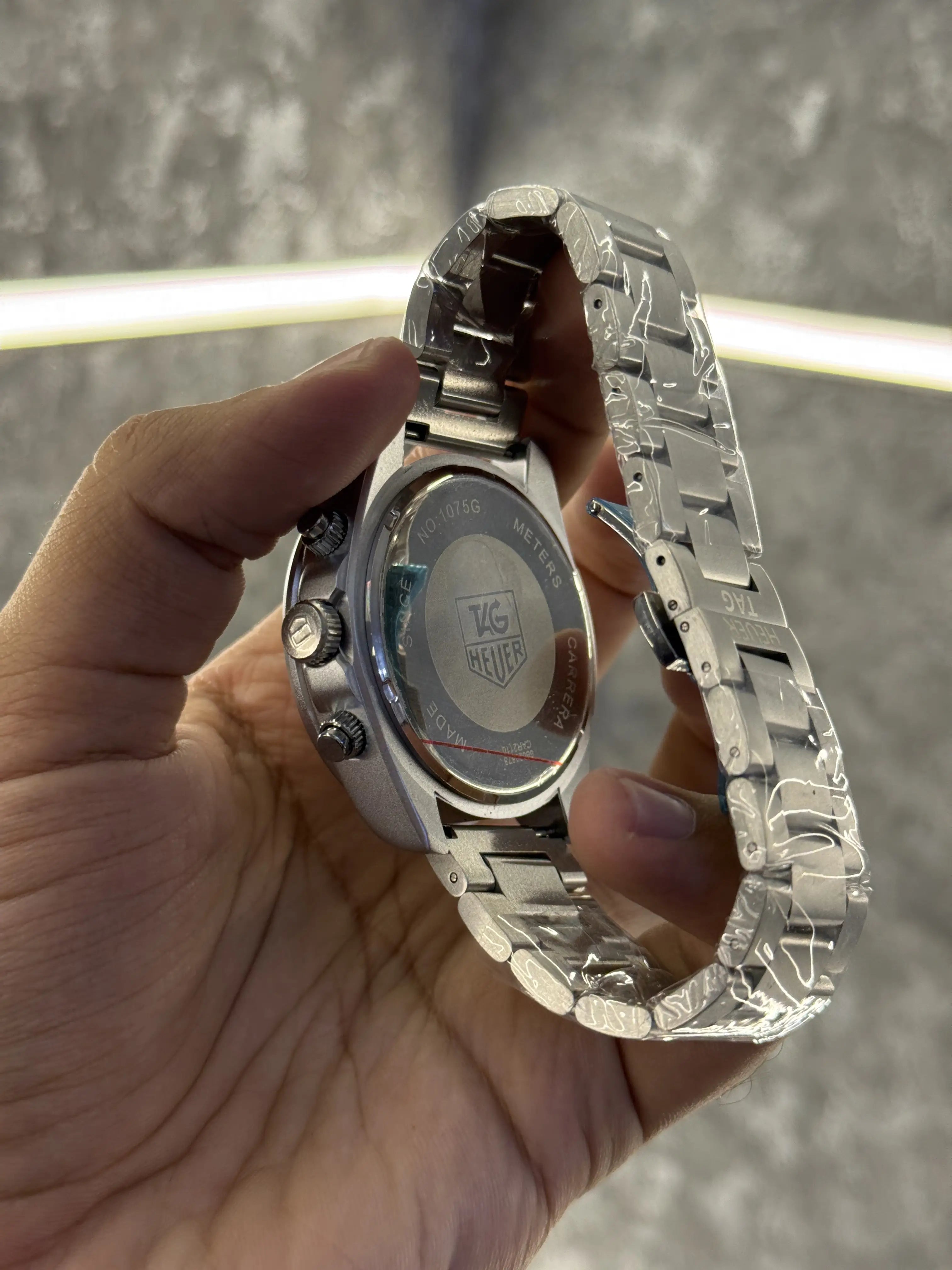 Tag cr7 grey black all chronograph working