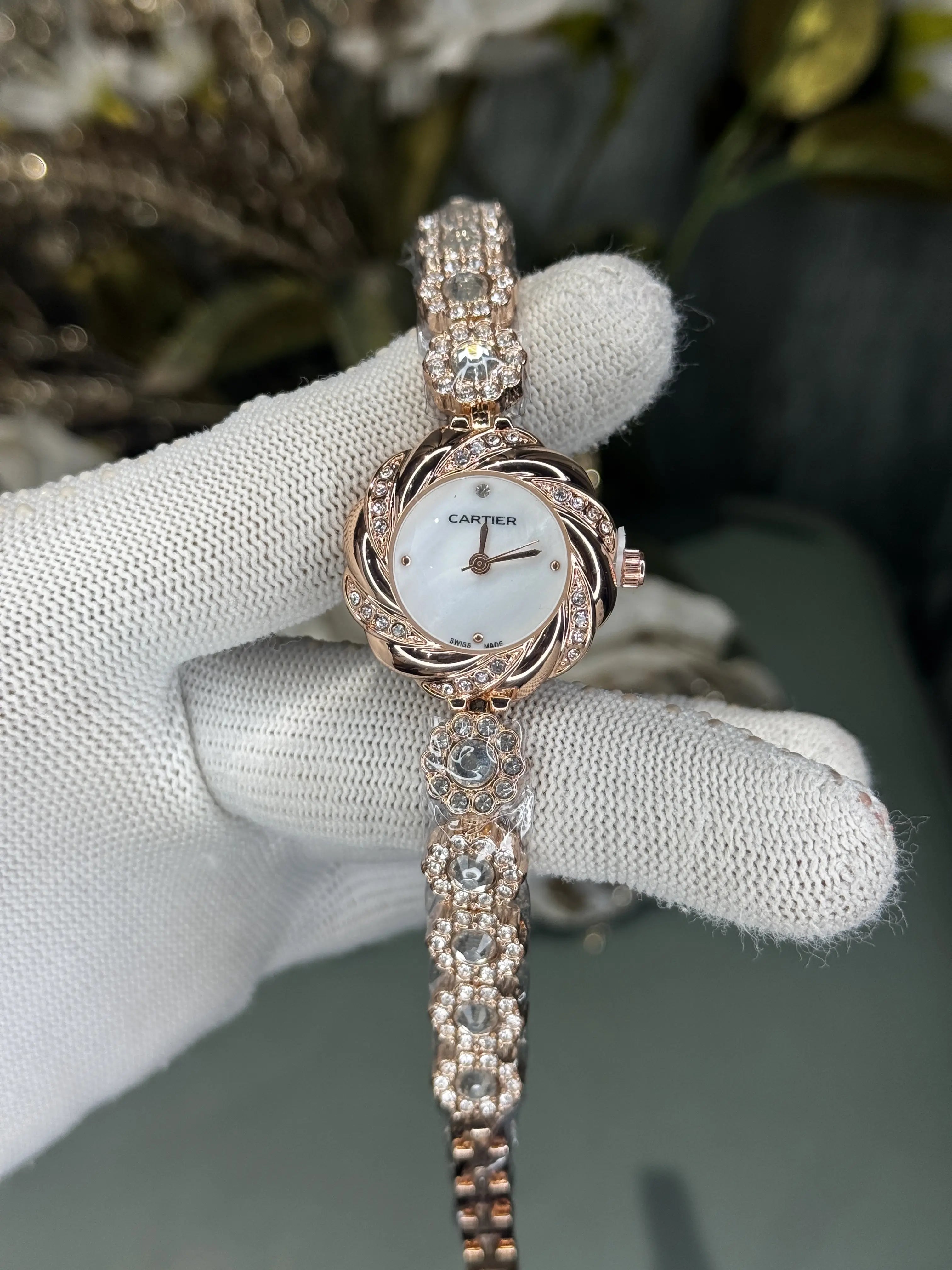 Cartie r Rose Gold Diamond Premium Ladies Watch Main image