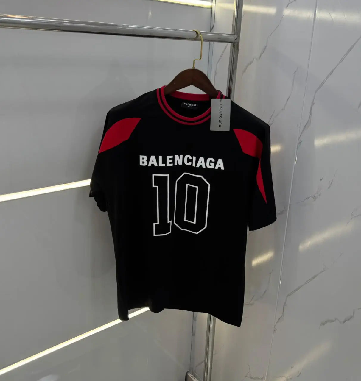 Balenciaga x NBA Black Back Print Imported Oversized T-Shirt Main image