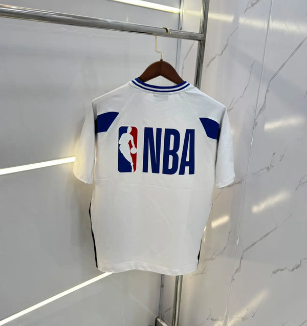 Balenciaga x NBA White Back Print Imported Oversized T-Shirt