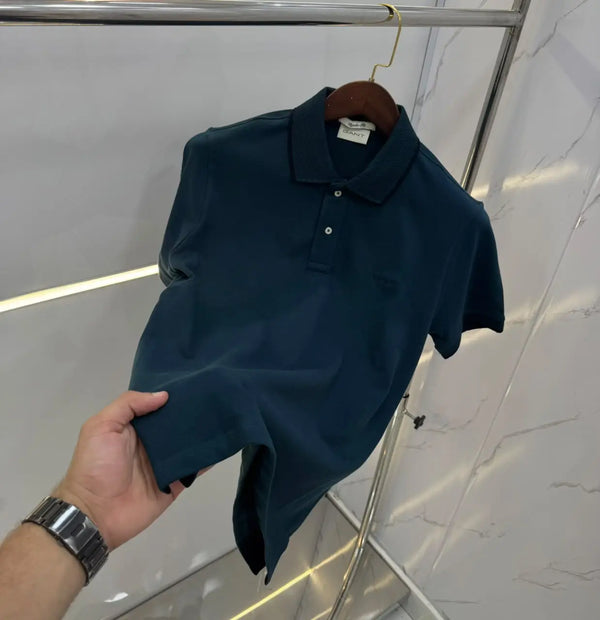 Gant Green Logo Work Premium Polo T-shirt