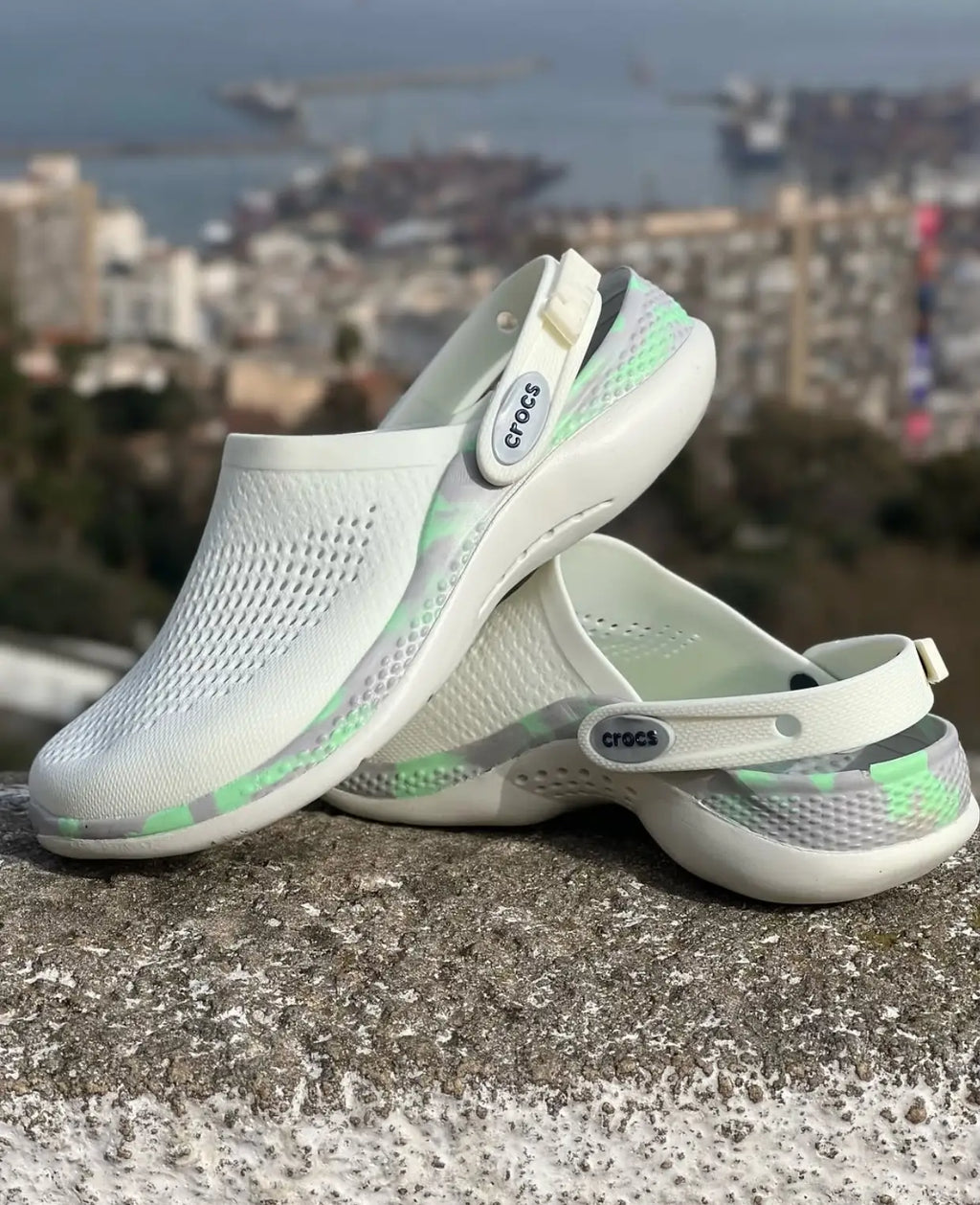 CROCS 360 Literide MARBLE NEON GREEN (FIX)