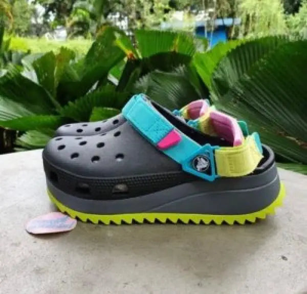 CROCS Classic HIKER CLOGS BLACK MULTI (FIX)