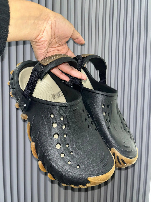 CROCS Echo Gum RO Clogs BLACK (FIX)