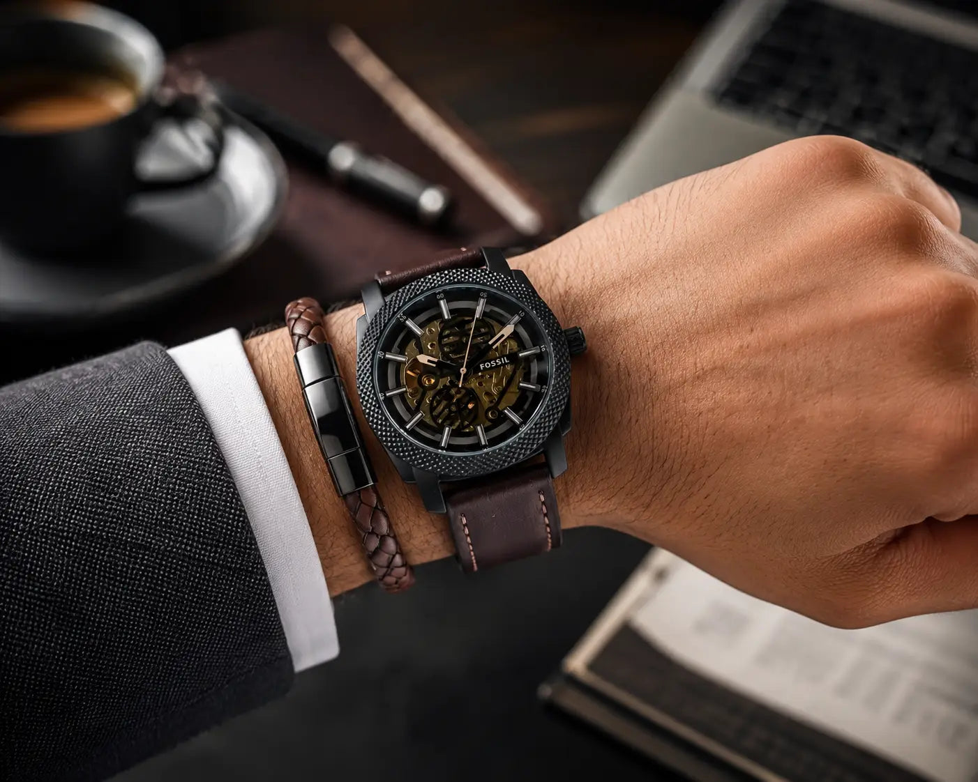 FOSSIL_AUTO_LEATHER