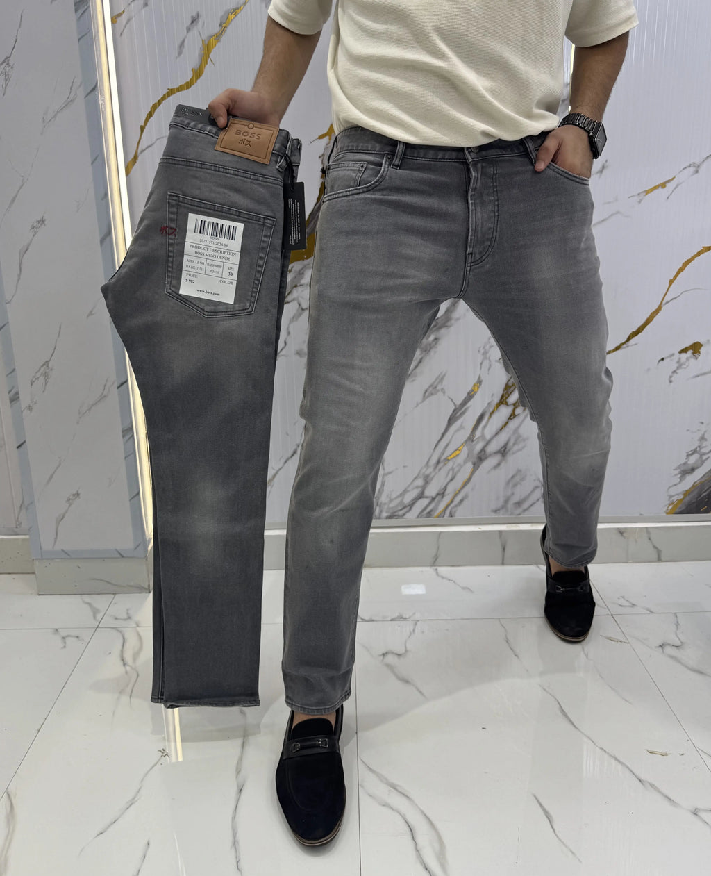 Hugo Boss Grey Limited Edtion Imported Denim