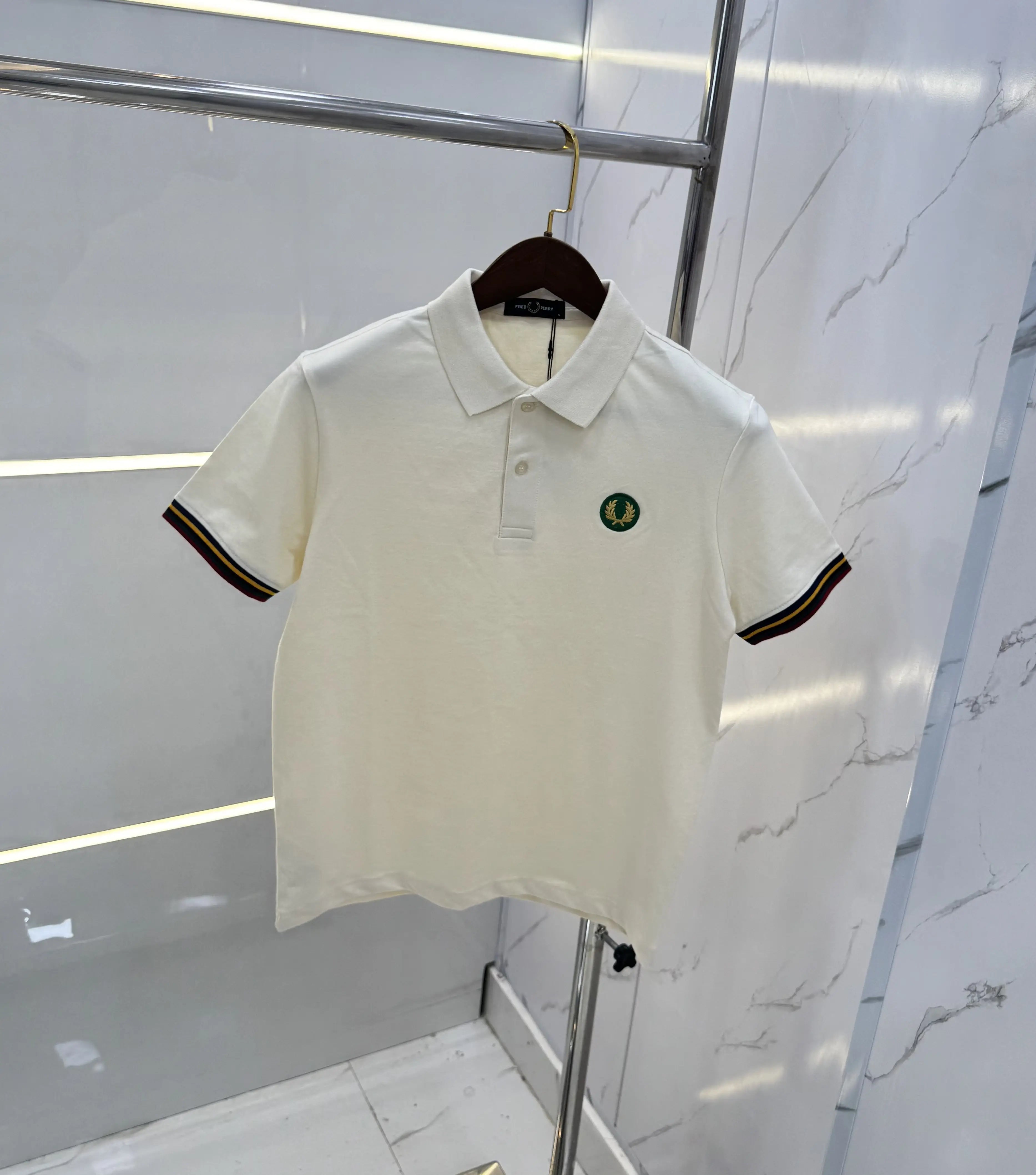 Fredperr y Cream Logo Work Premium Polo T-shirt Secondary image