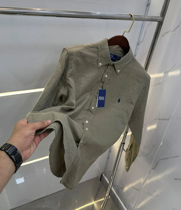 Ralp h Lauren Olive Premium cotton Shirt