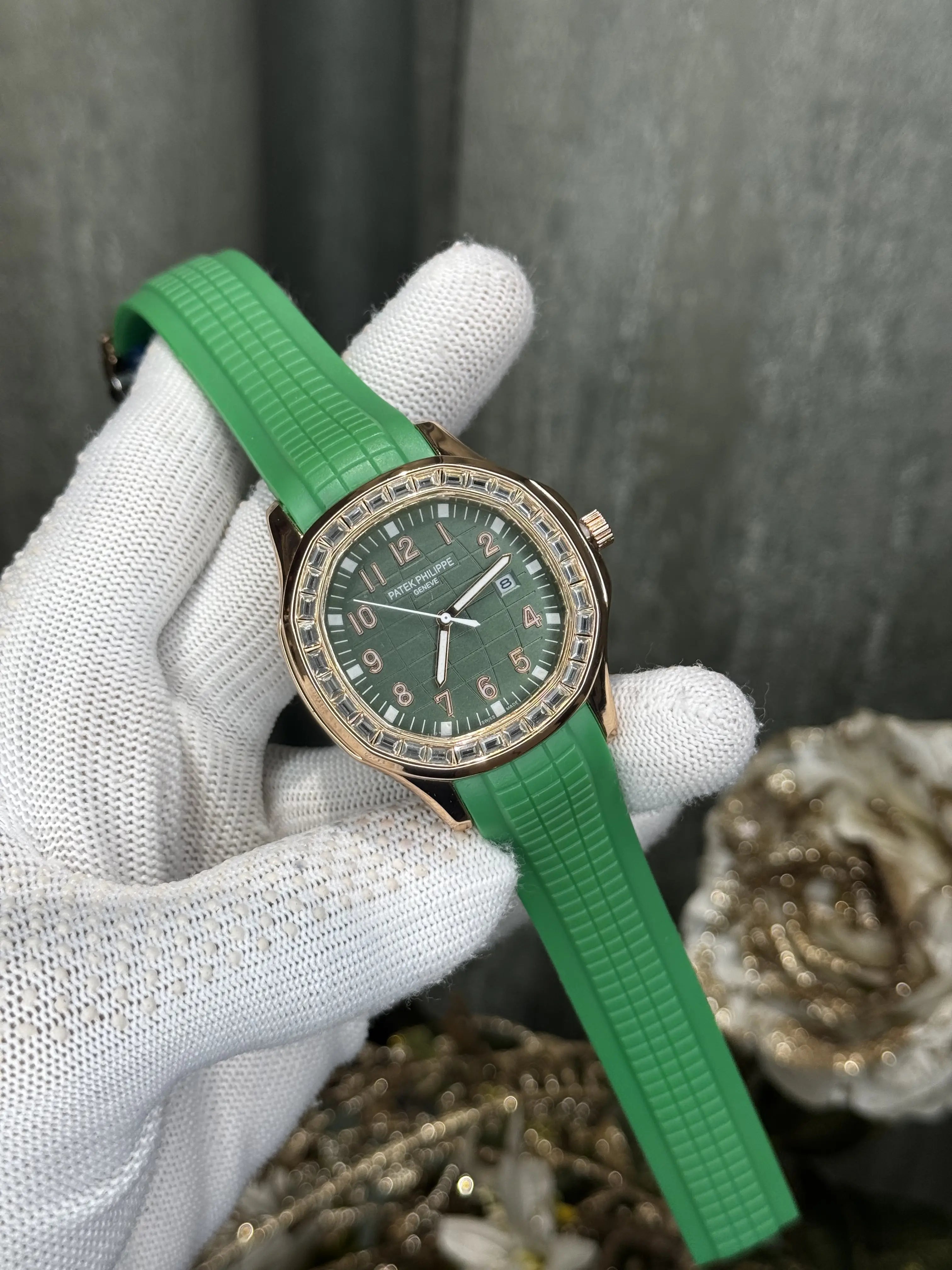 Patek Copper Green Premium Quartz Watch