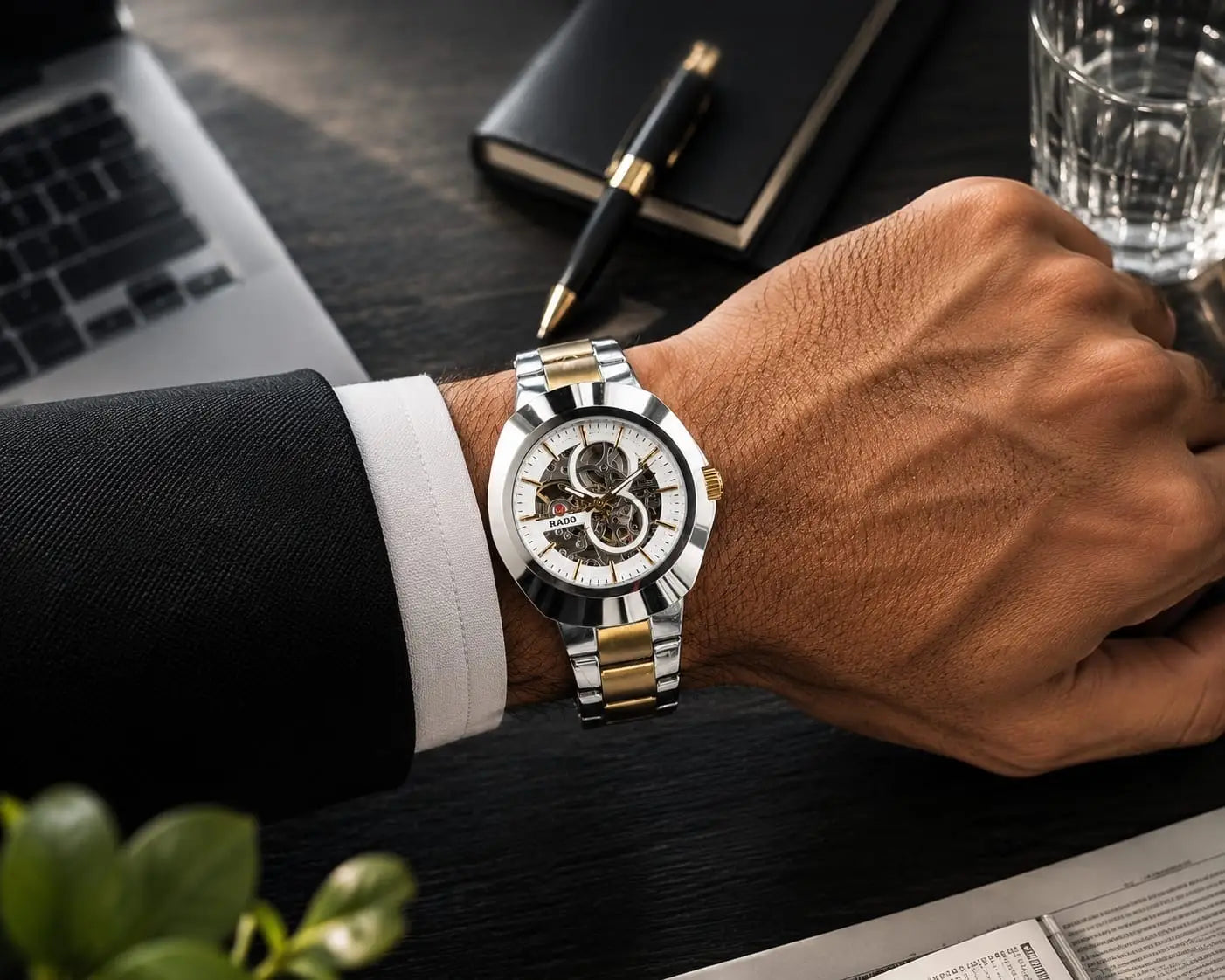 RADO_AUTO_GOLD_TT_WHITE