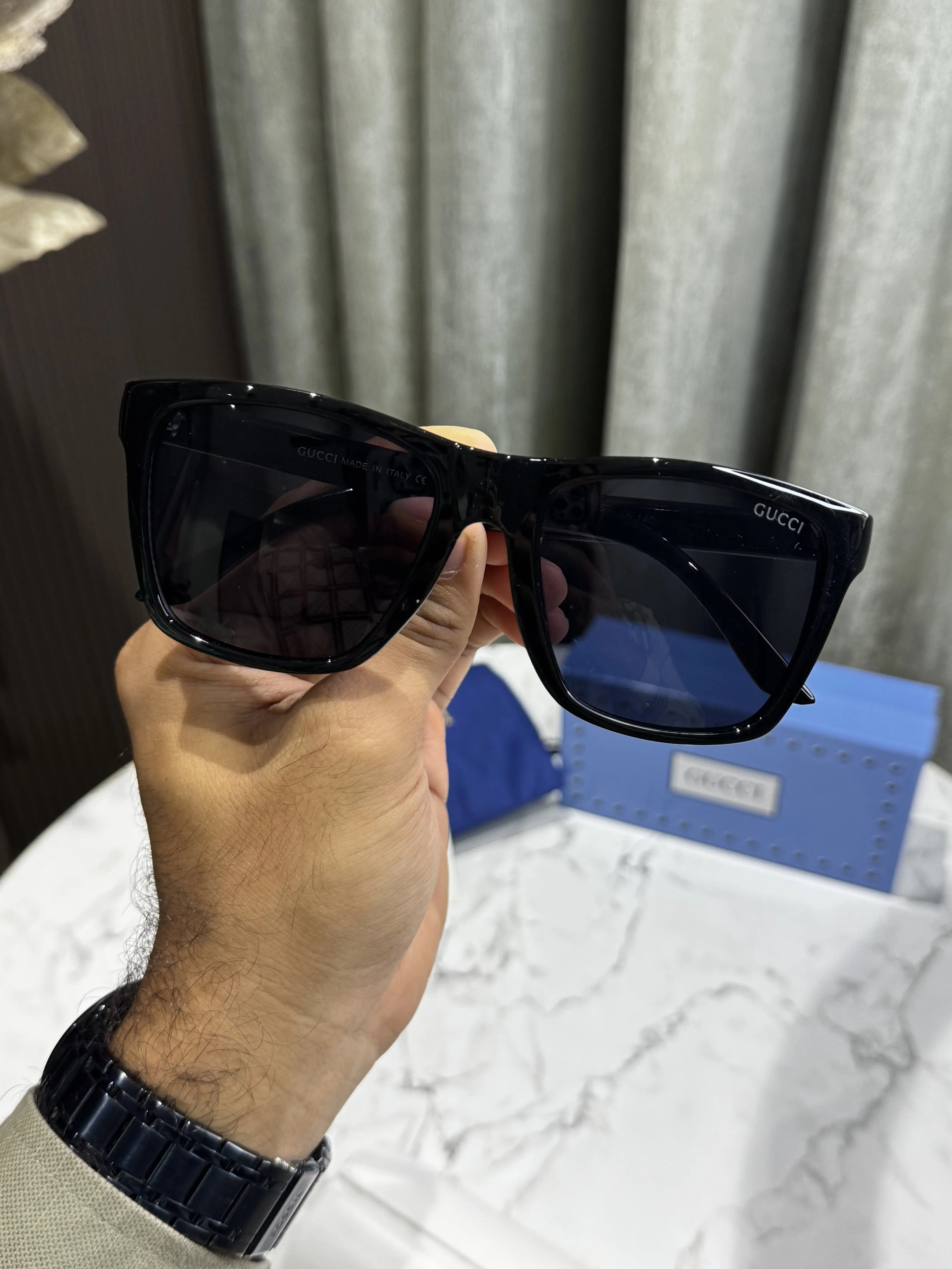 Gucc i All Black Premium Shades 3535