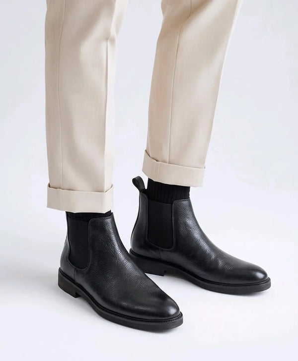 Zara_Chelsea Premium Leather Long Boots