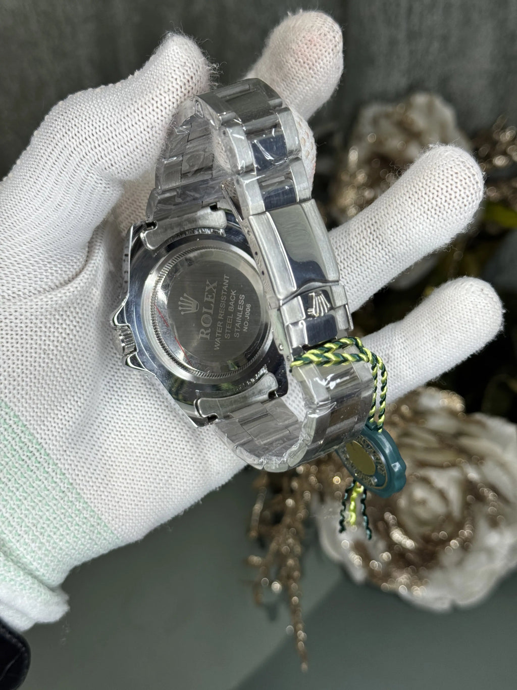 Role x Submariner Silver Red Premium Quartz Watch