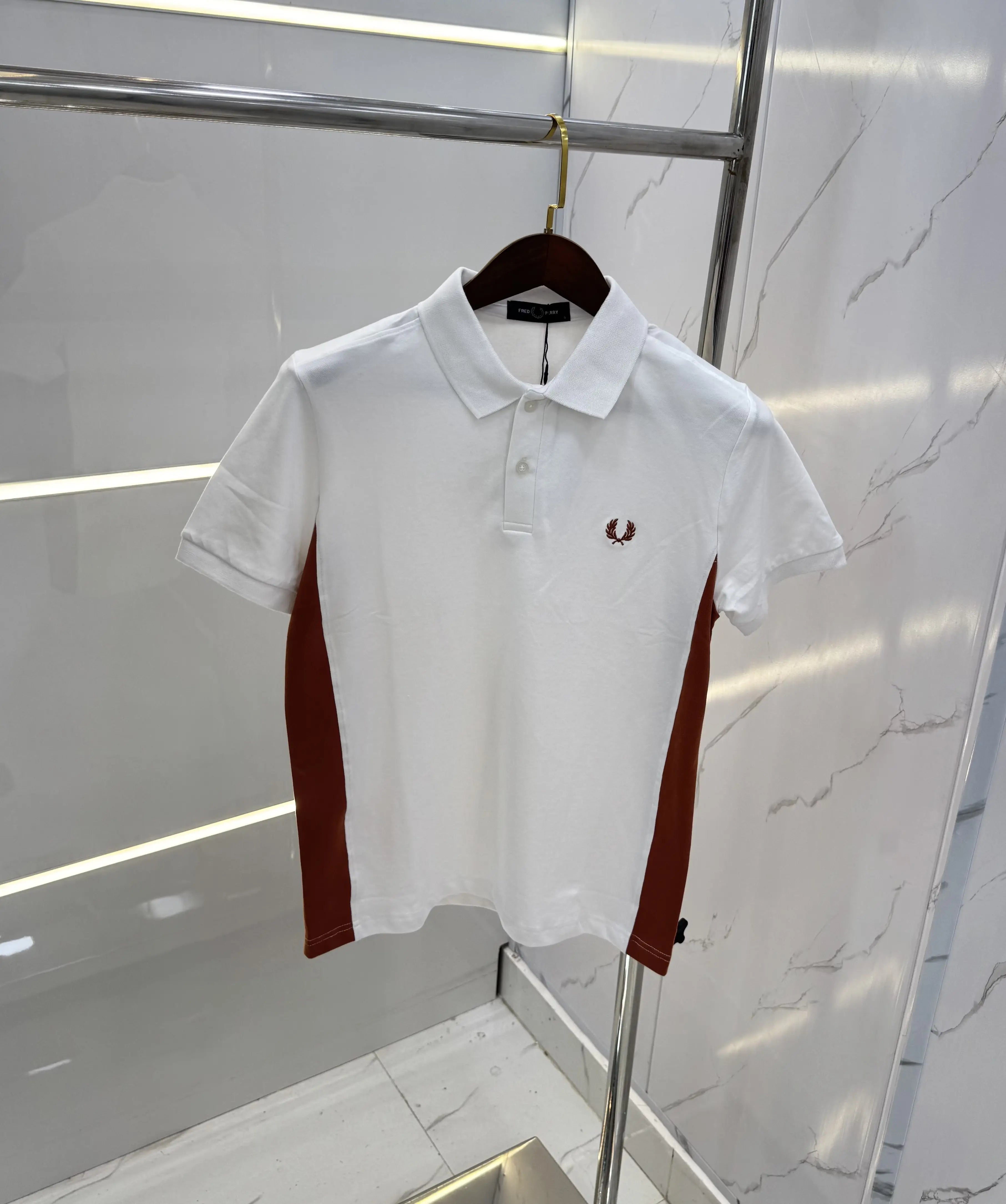 Fredperr y White Logo Work Premium Polo T-shirt Secondary image